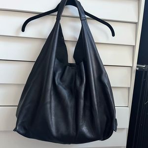& Other Stories Black Oversized Hobo - Vegan Leather